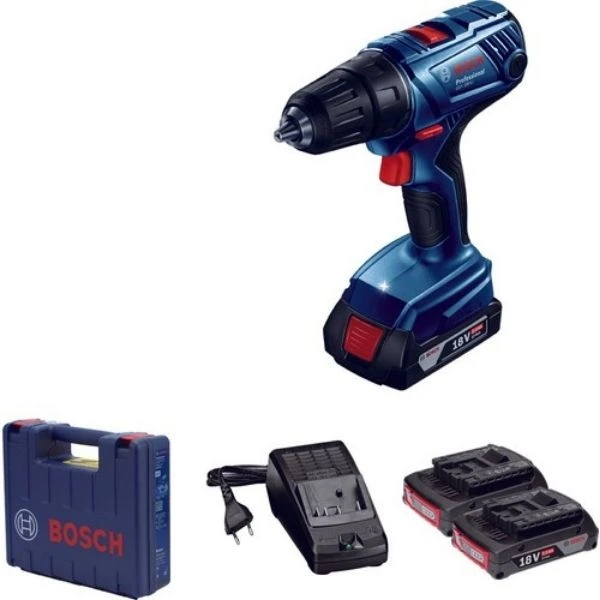 Bosch Professional Gsr 180-li 18 Volt 2.0 Ah Çift Akülü Darbesiz Delme Vidalama