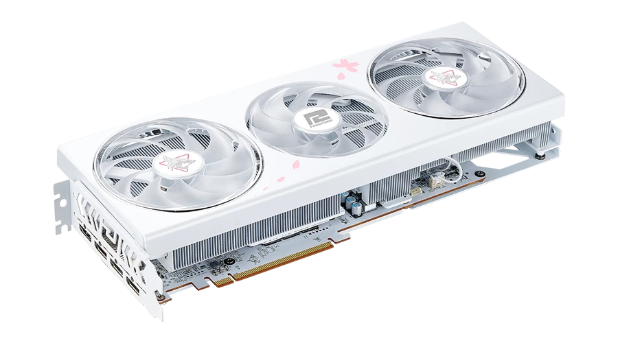 Powercolor Hellhound Rx7800xt 16g-l/oc Sakura Limited Edition Gddr6 256bit