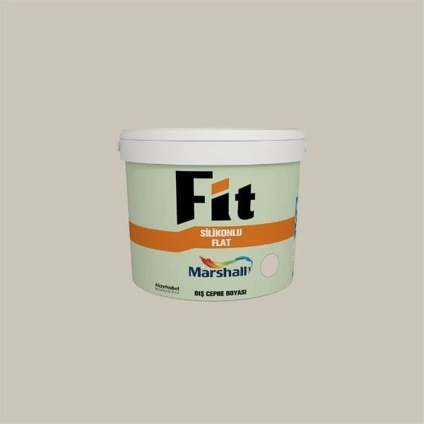 Marshall  Fit Silikonlu Flat Dış Cephe Boyası Beyaz 15 Lt